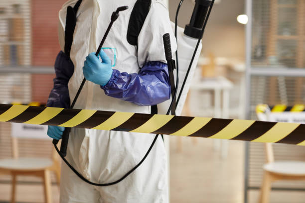 Professional Hoarding Cleanup technician working in Paterson, NJ